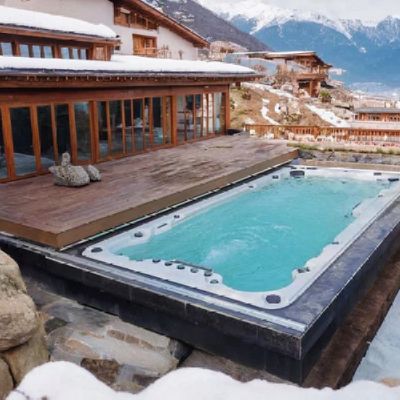Um Swim Spa pode ser instalado no solo?